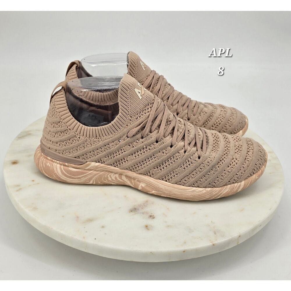 Athletic Propulsion Labs TechLoom Wave Sneakers – Rose Dust Nude‎ Marble – 8